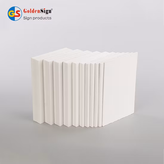 Cartello pubblicitario Pannello in schiuma di PVC verde grigio bianco