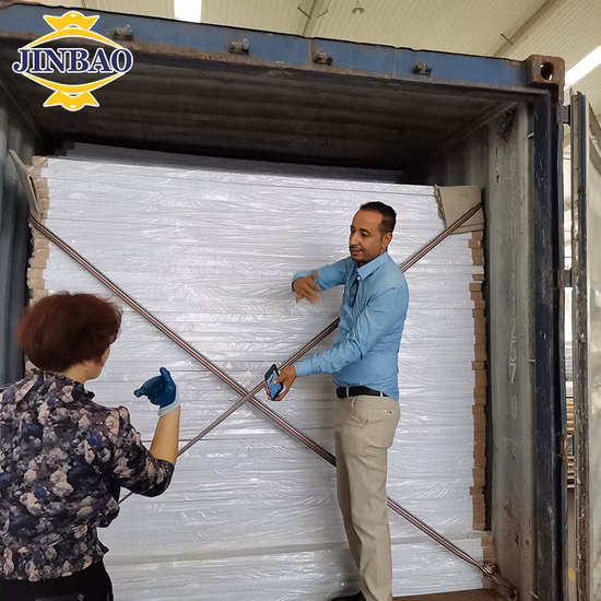 Jinbao 1220*2440*3mm Pannello in PVC UV in plastica colorata Celuca bianca