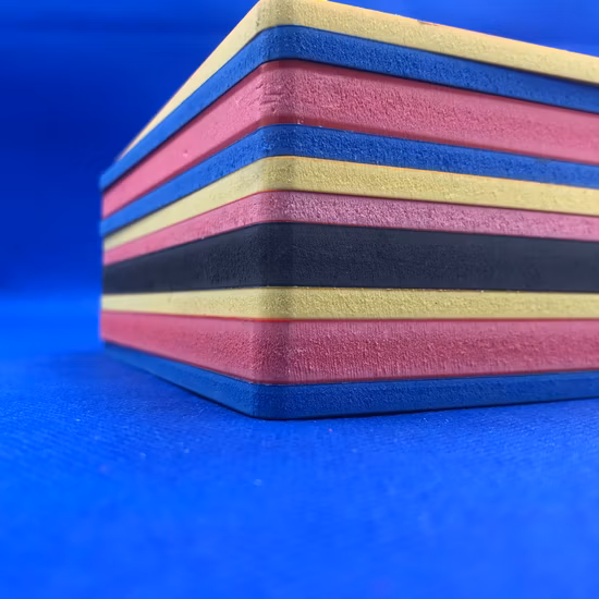 Pannelli in schiuma di PVC colorata personalizzata per esterni